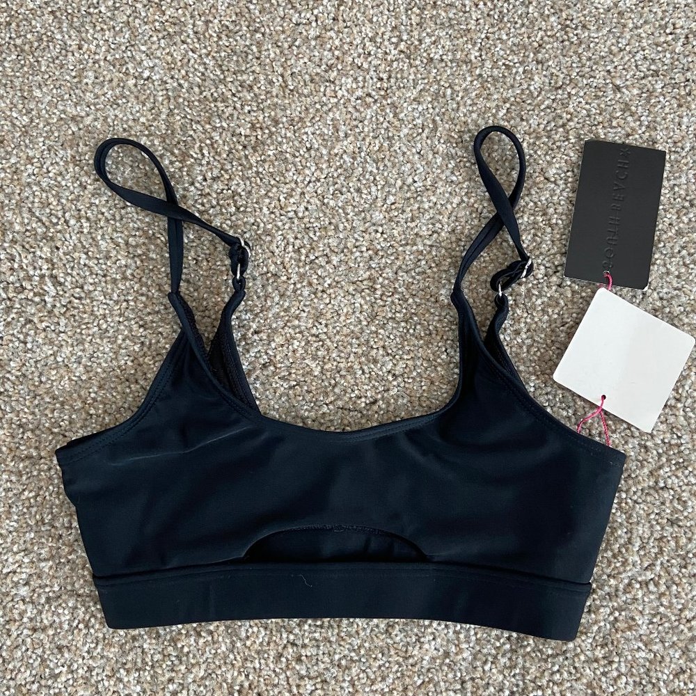Black Cutout Bikini Top